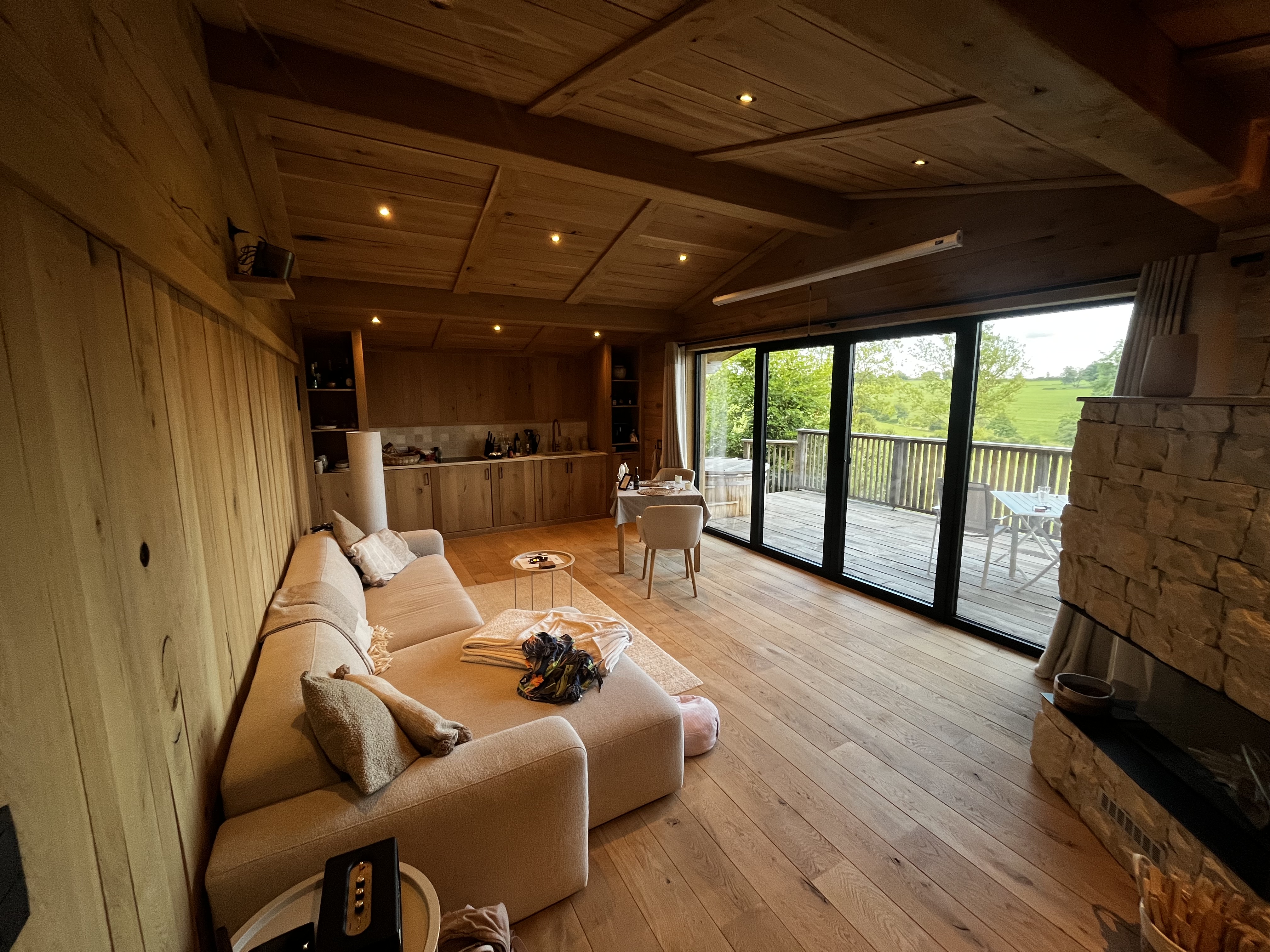 Camp interior view