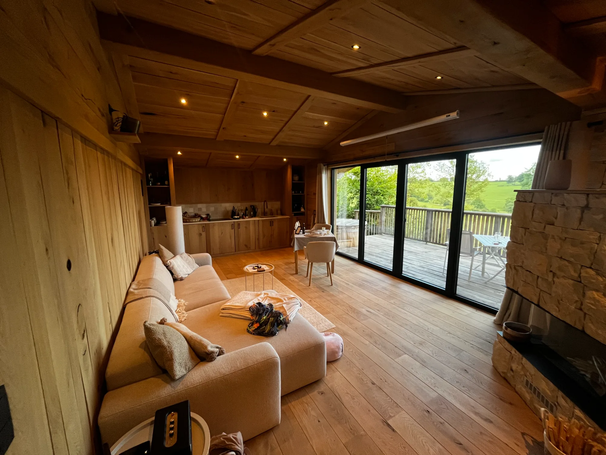 Camp interior view